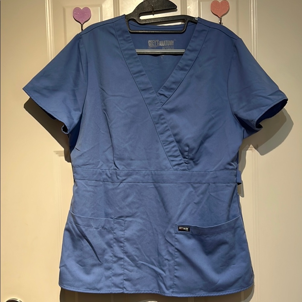 Grey's Anatomy Blue Scrub Top